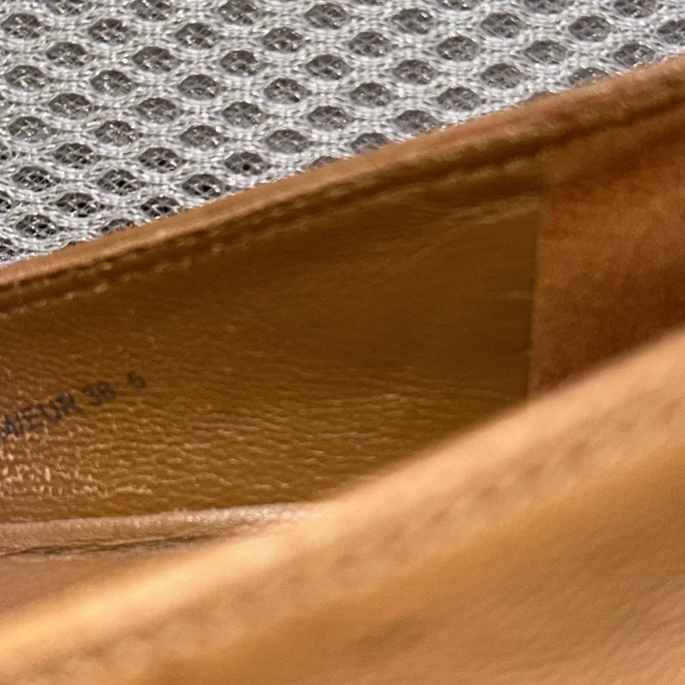Vince Leather Slip On Lifted Loafer