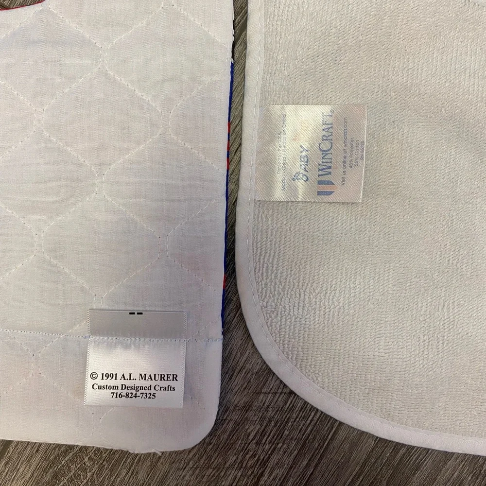 Buffalo Bills Baby Bibs Lot - 2 Pack