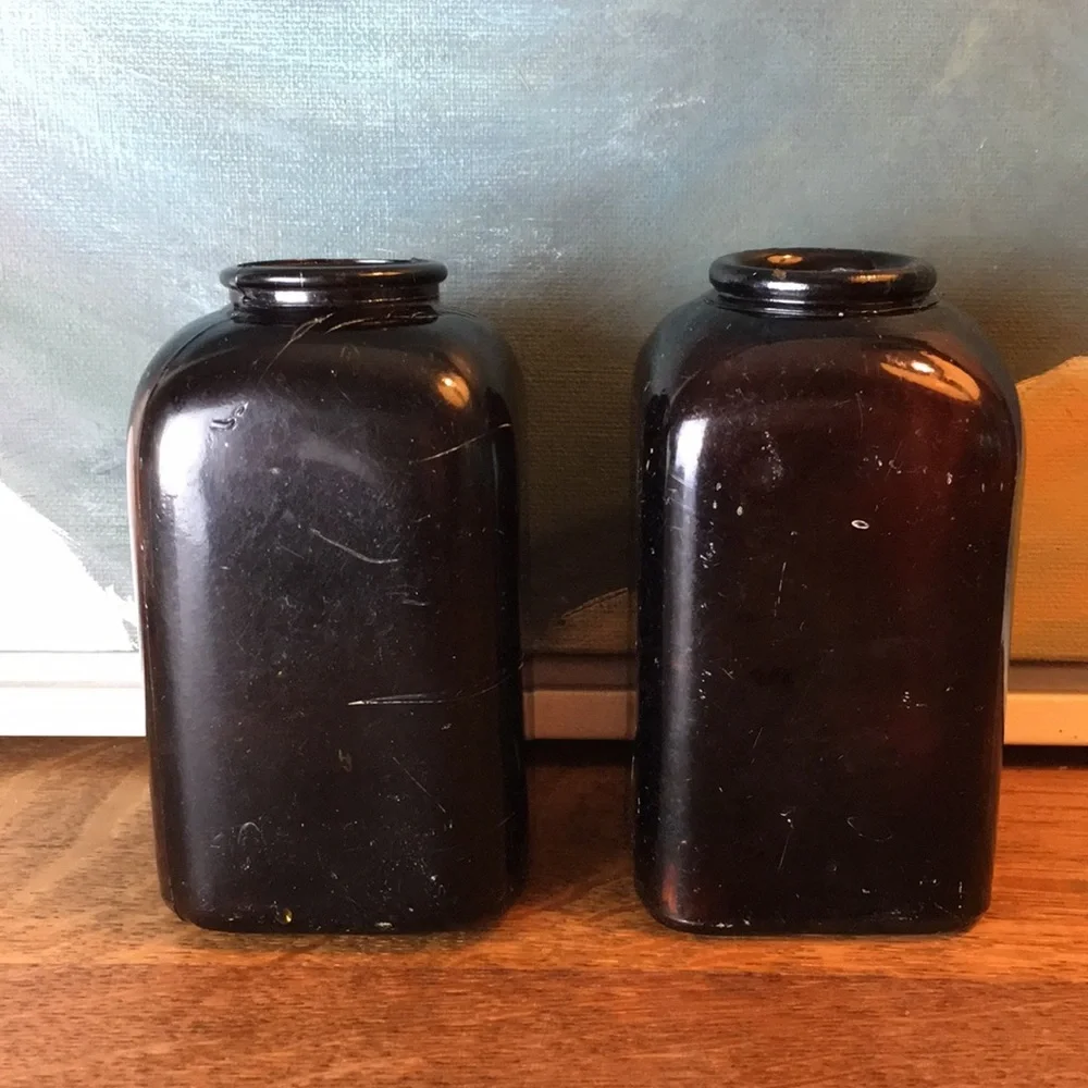 Vintage antique brown