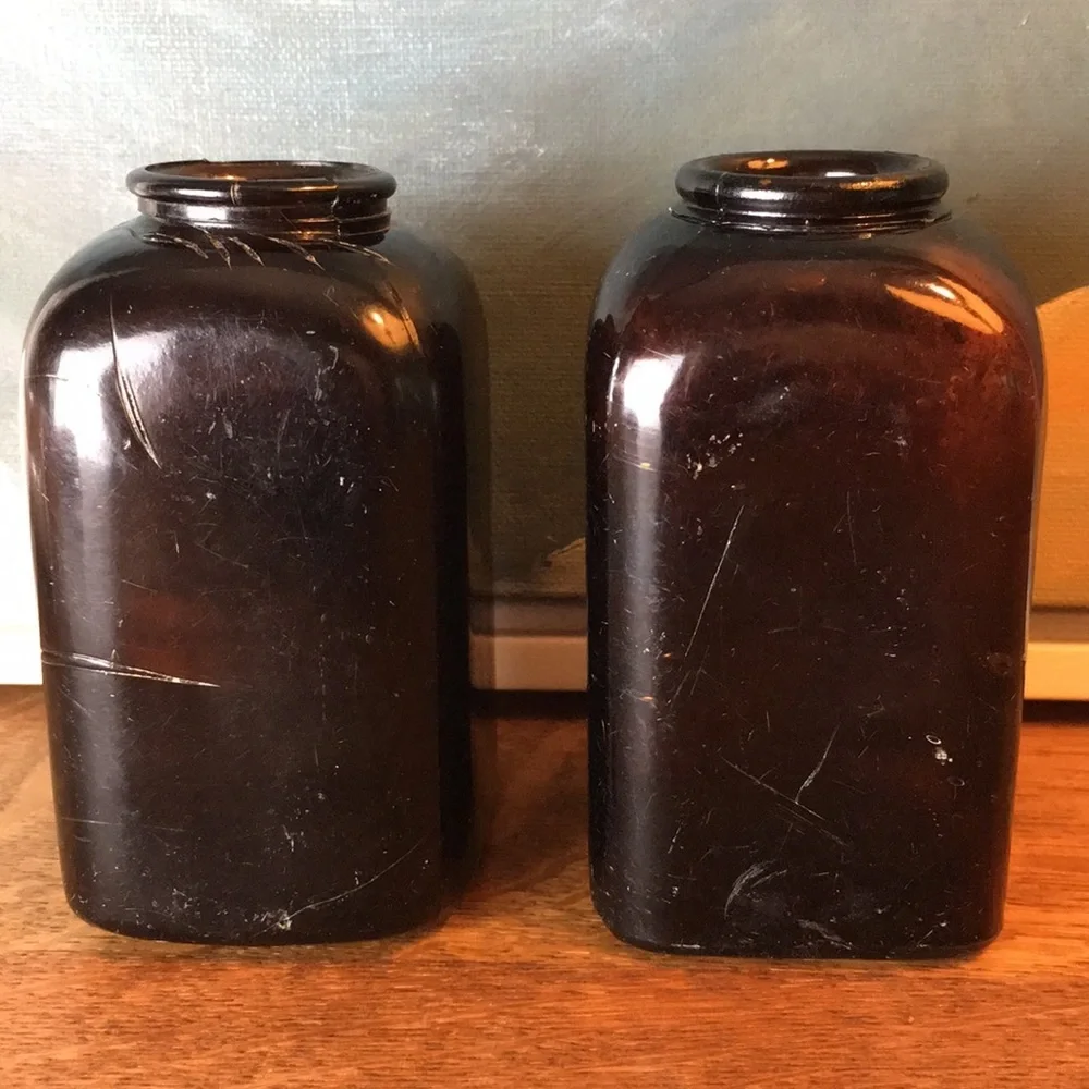 Vintage antique brown
