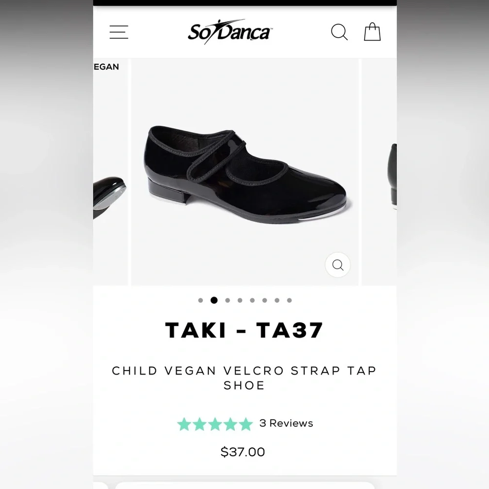 So Danca black patent