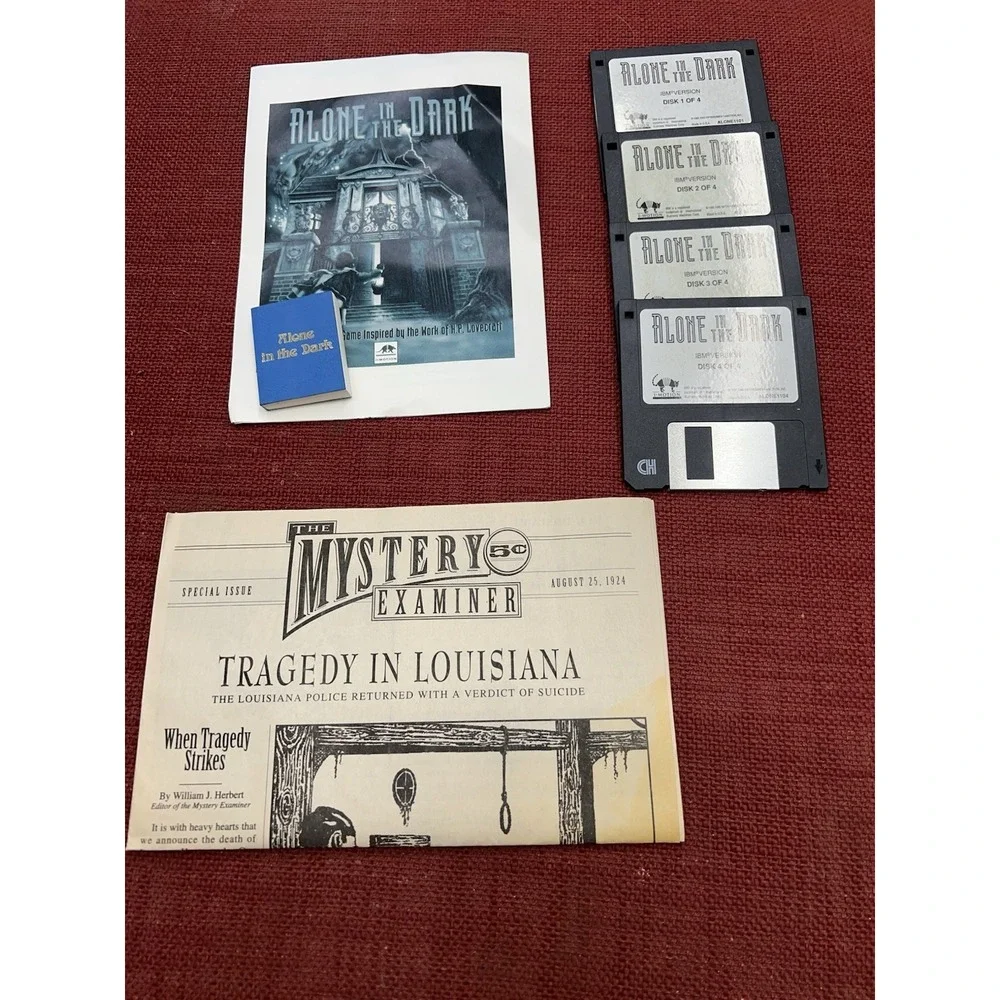 Alone in the Dark (1992) I-Motion IBM DOS 3.5