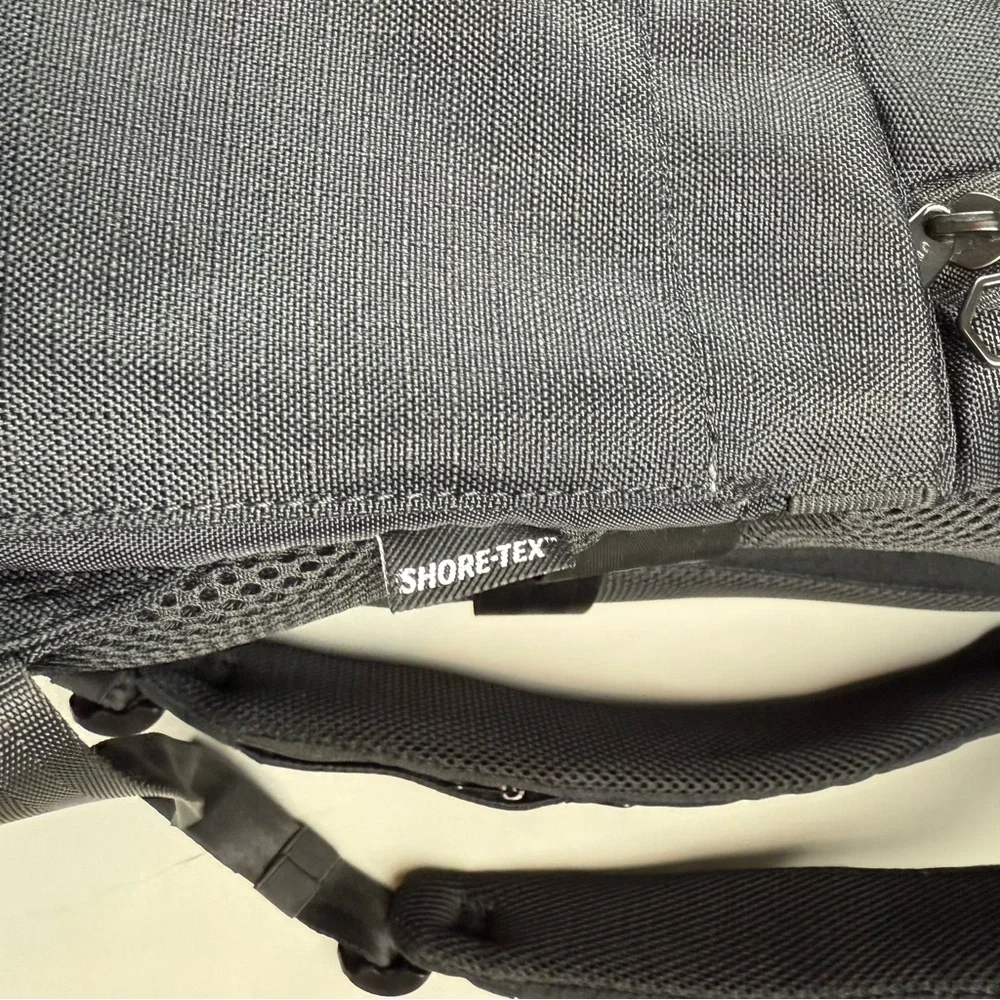 Solgaard Shore Tex Day Pack Backpack Black Ripstop Lightweight Laptop Section