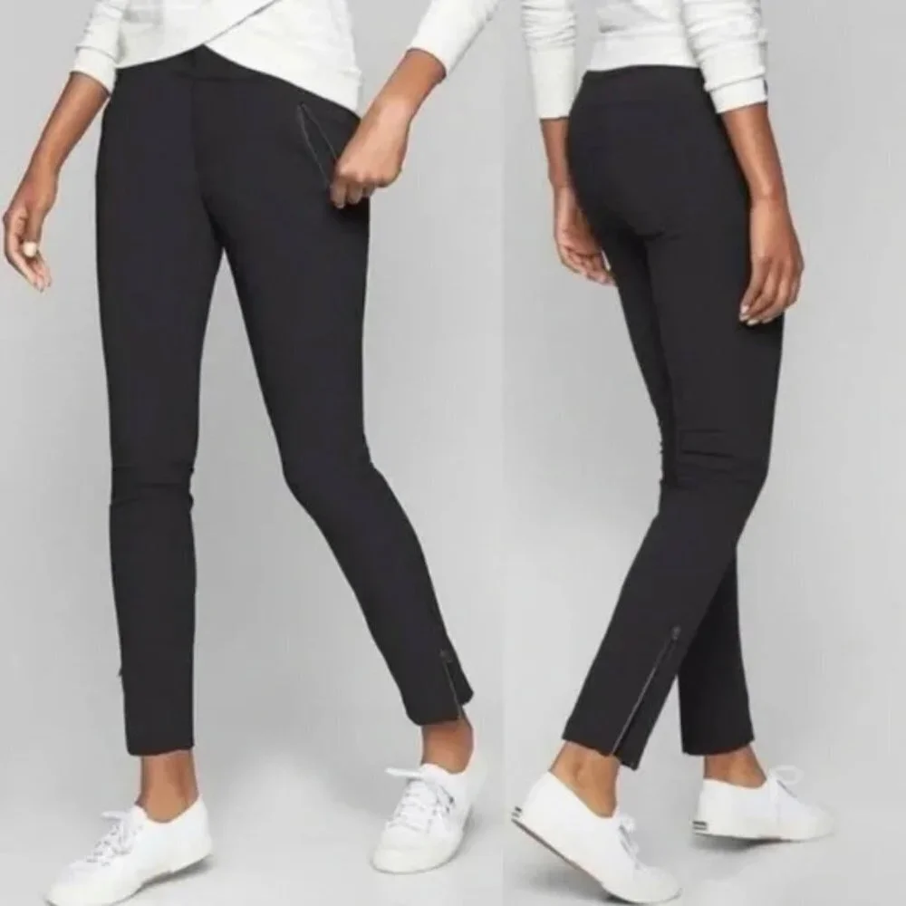 Athleta Wander Stash Skinny Pant in Black size 4