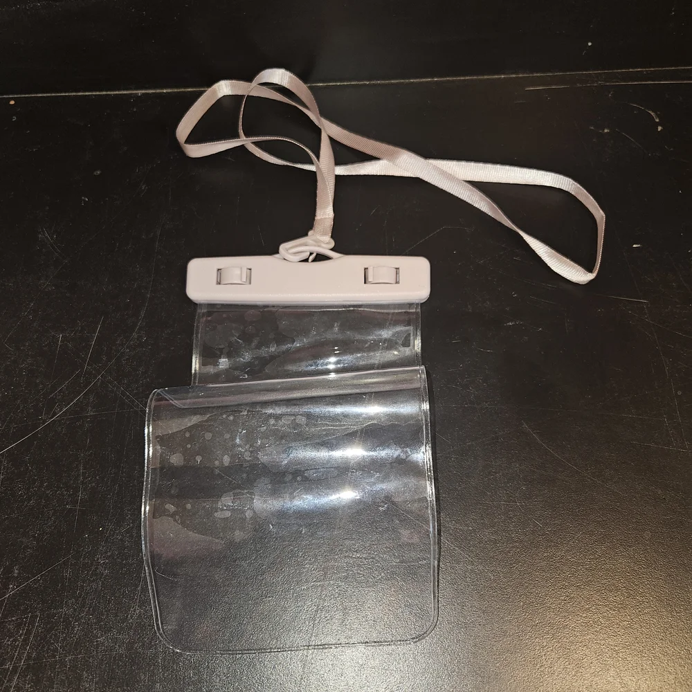 Clear Waterproof Phone Pouch with Strap