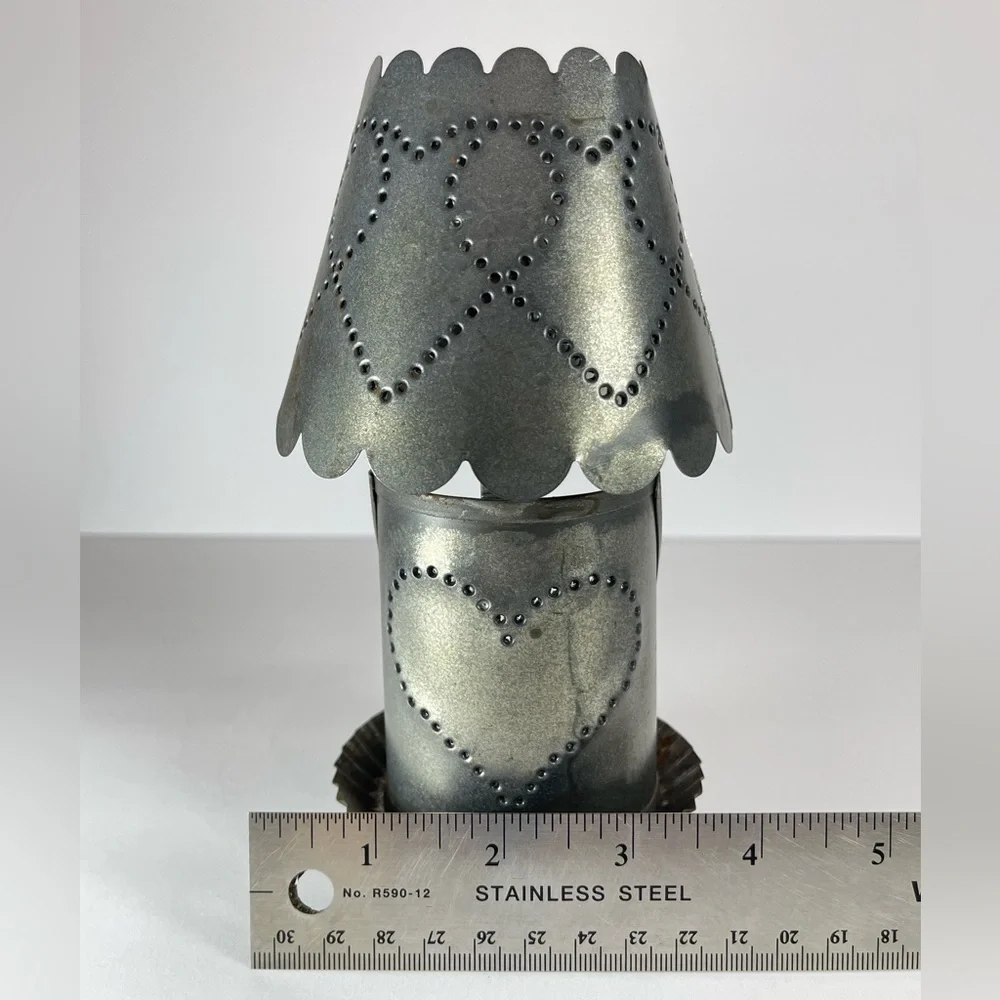 Vintage candle stamped