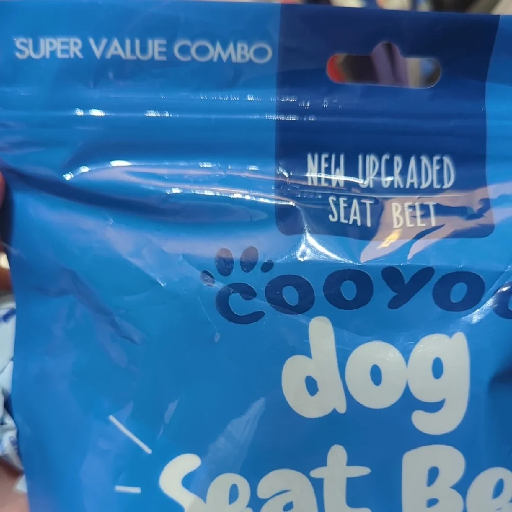 Blue Dog Seat Belt New In Sealed Package