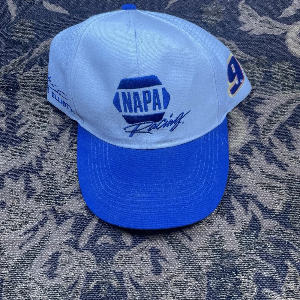 CHASE ELLIOTT NAPA RACING HENDRICK/White & Blue CAP HAT #9 Know How