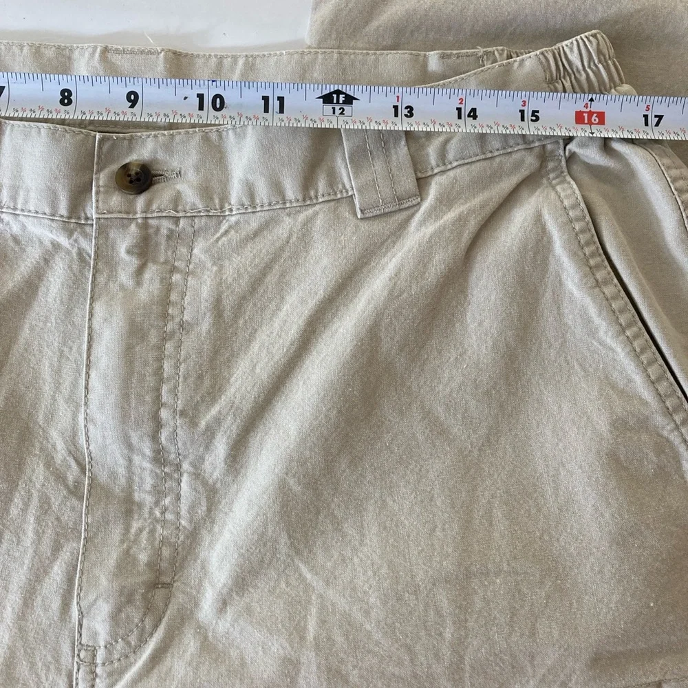 LL Bean Men’s Tropic Weight Khaki Comfort Size 35X30 Cotton Cargo