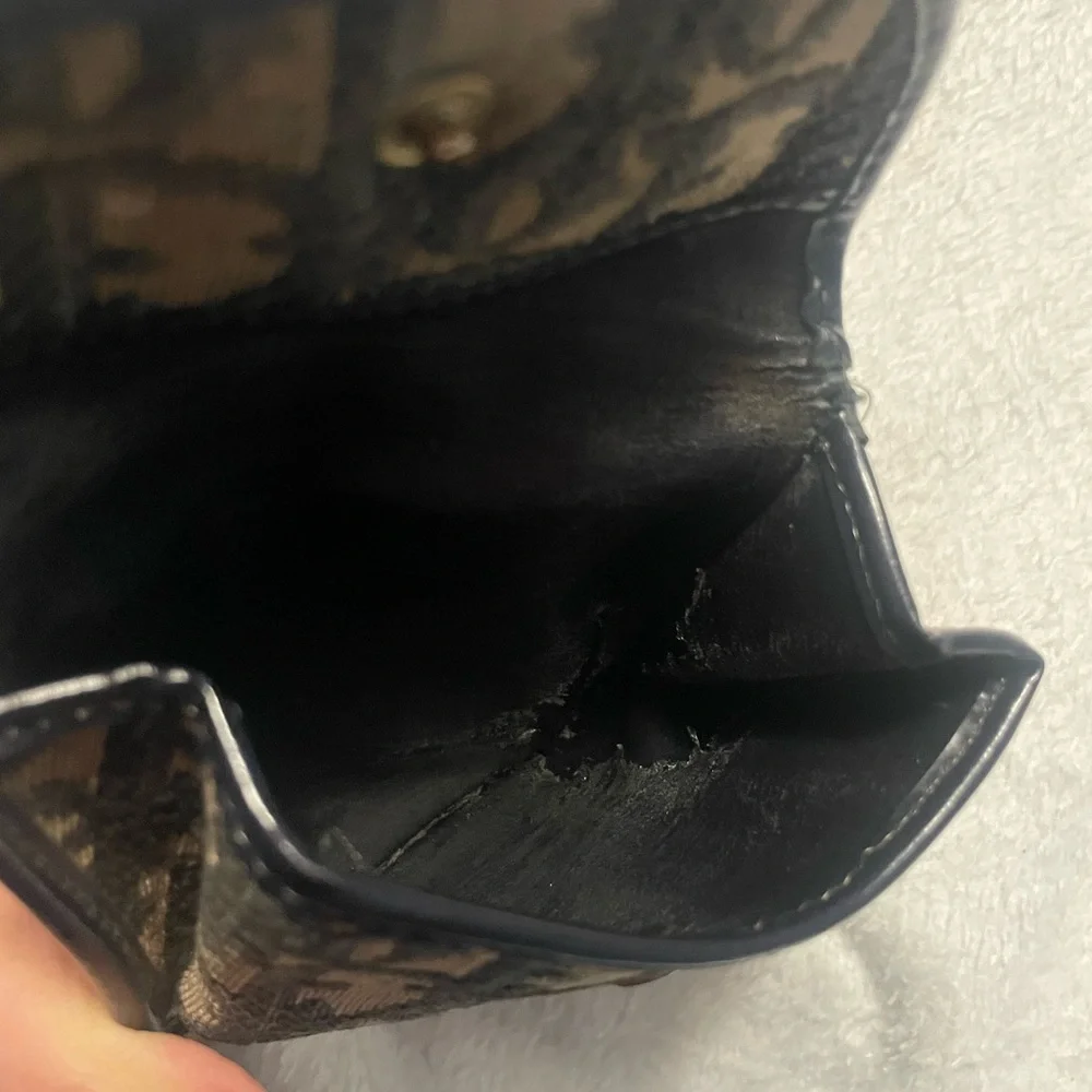 Dior over cracks leather