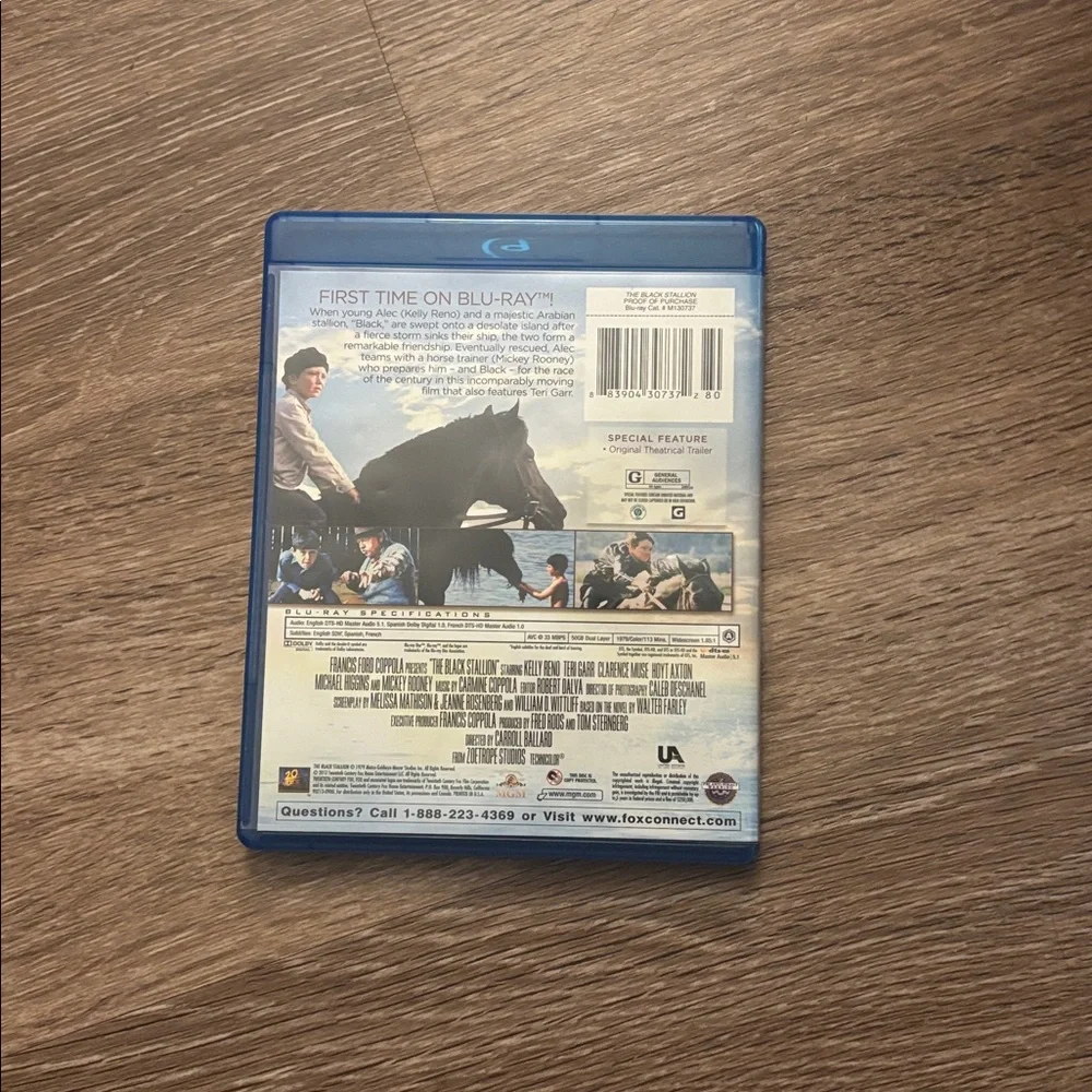 Blu-ray Disc of The Black Stallion