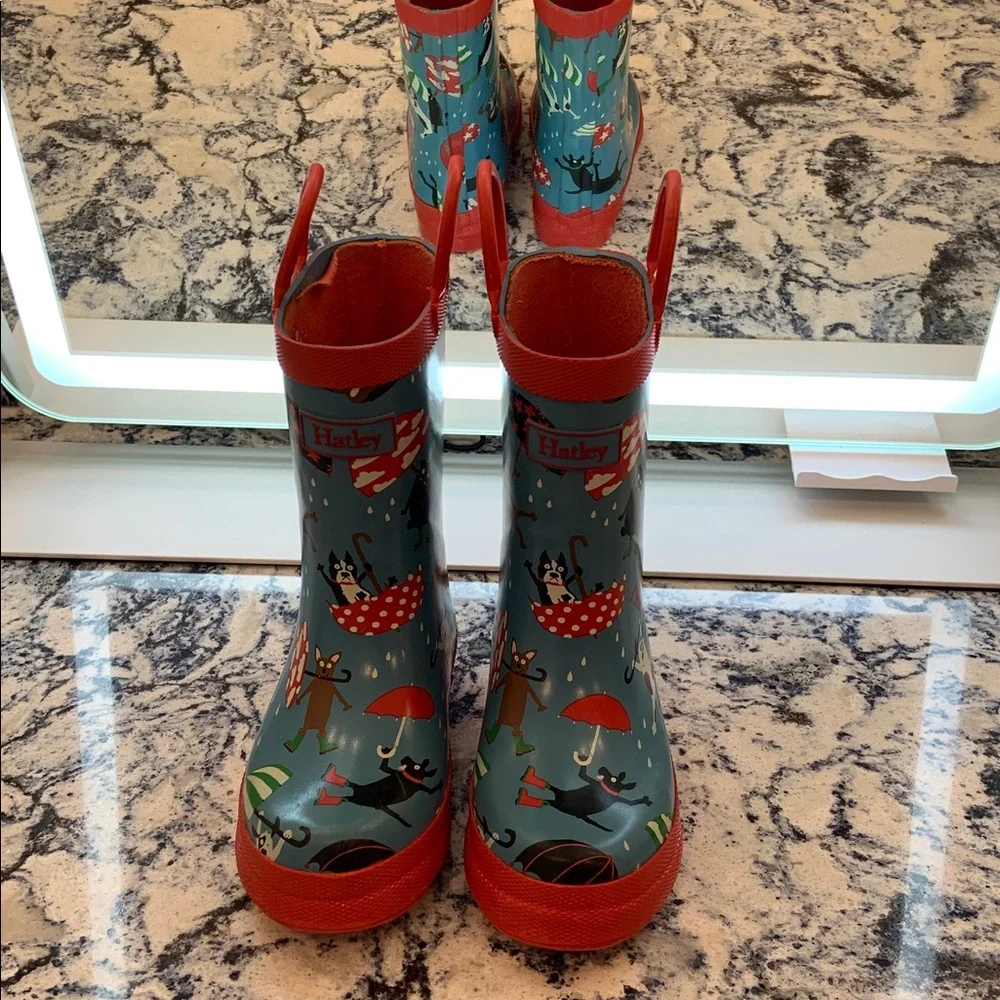 Hatley Kids' Red Rain Boots Size 8