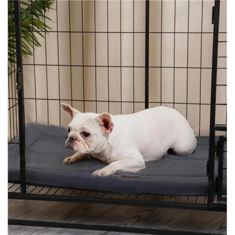 Washable Dog Bed for Size Dogs, Reversible Foam Floor Dog Mat, 29x21,