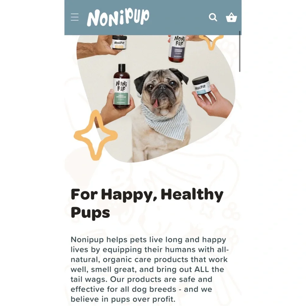 NONIPUP ingredients paws