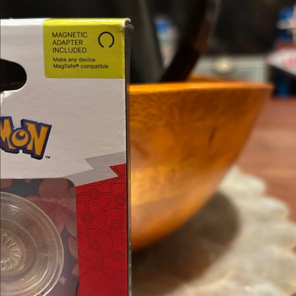 PopSocket Pokémon Magnetic Phone Wallet+ with Pikachu Design, Adapter Included