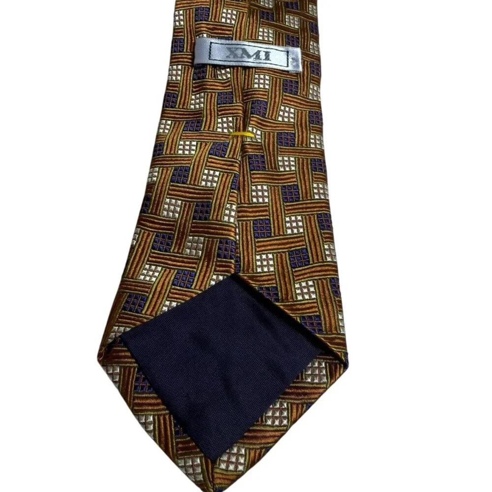 XMI Silk Tie | Imported Italian Silk | Handmade in USA | EUC