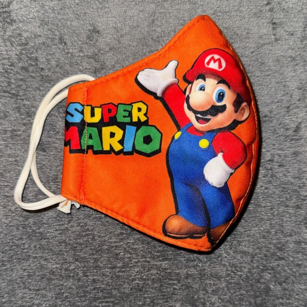 Super Mario Bros vibrant orange