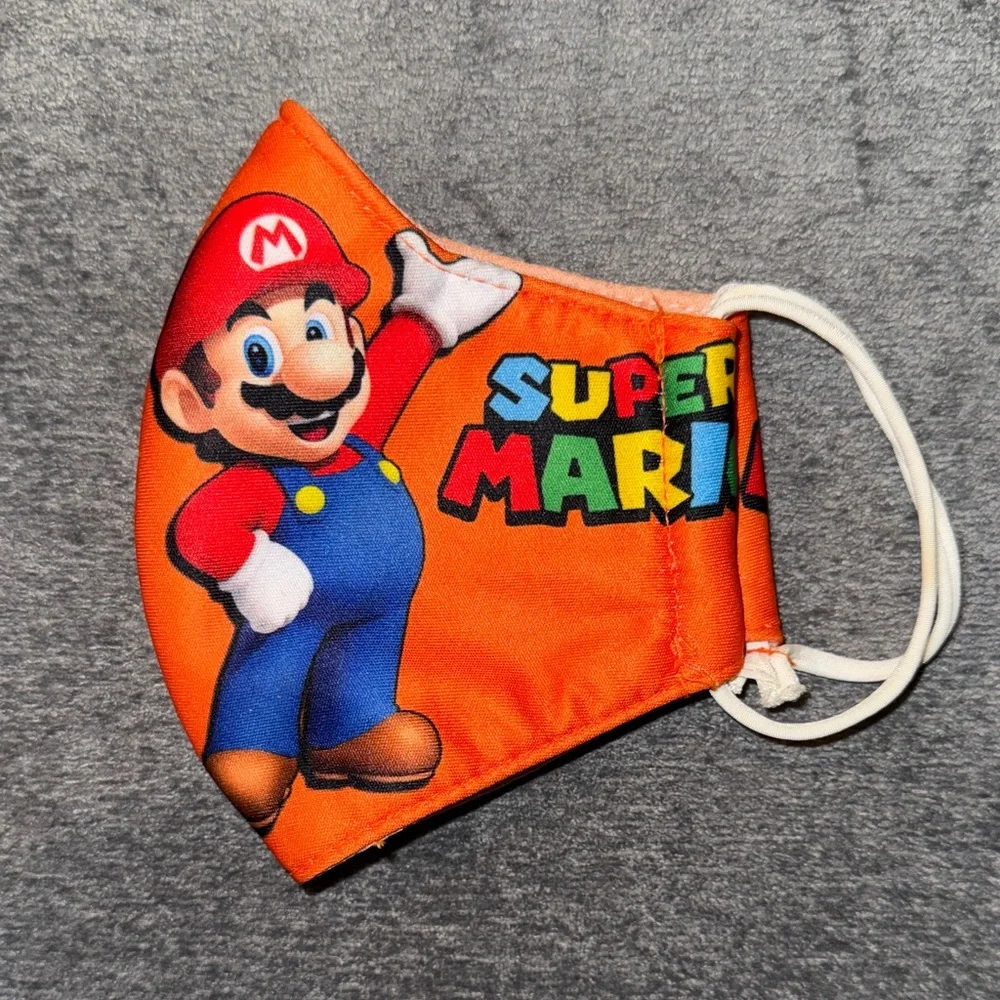 Super Mario Bros vibrant orange