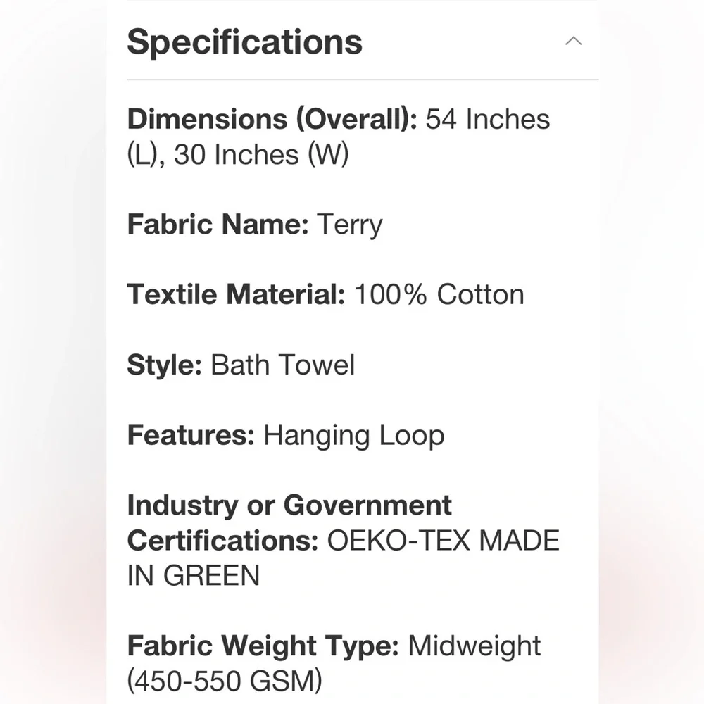 Threshold towels new