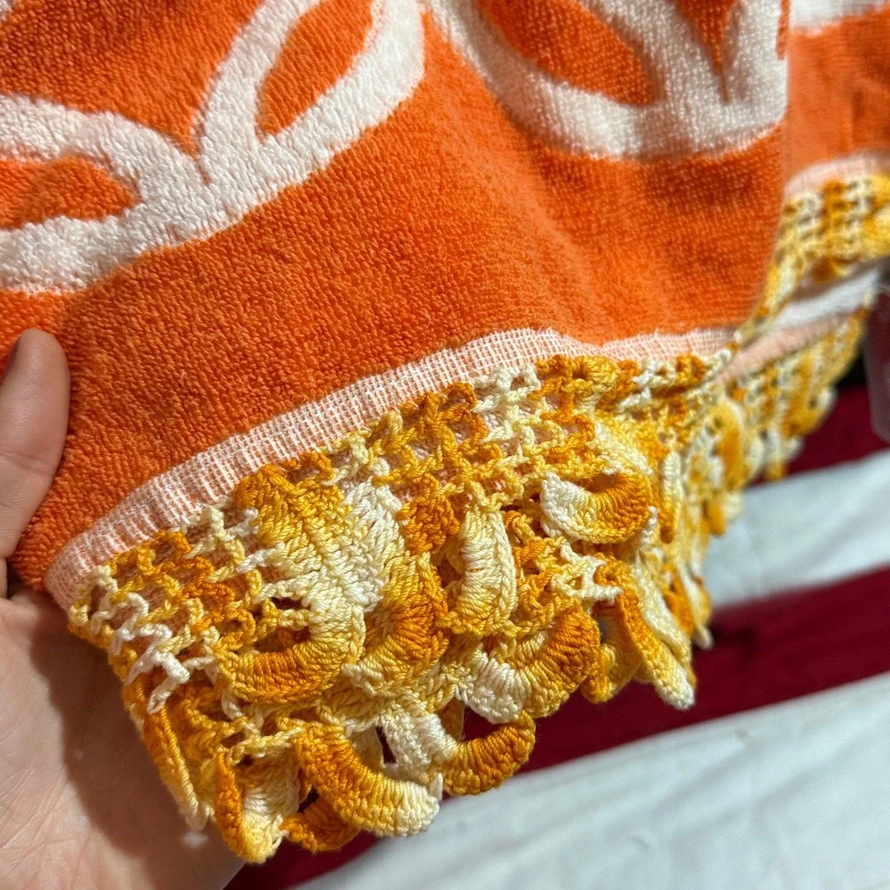 Vintage vibrant orange
