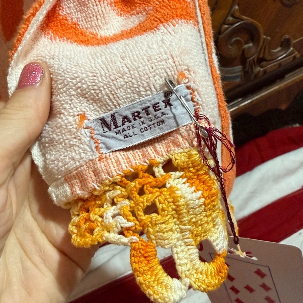 Vintage vibrant orange
