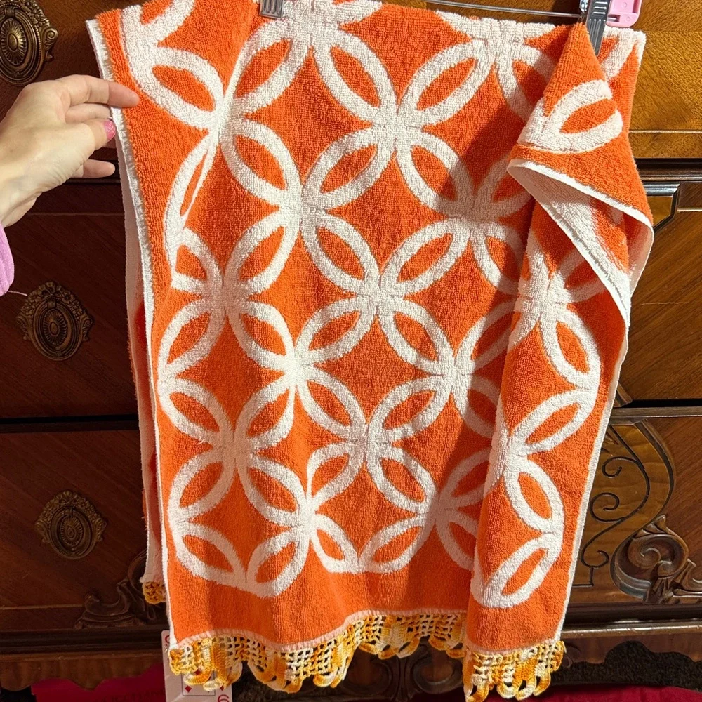 Vintage vibrant orange