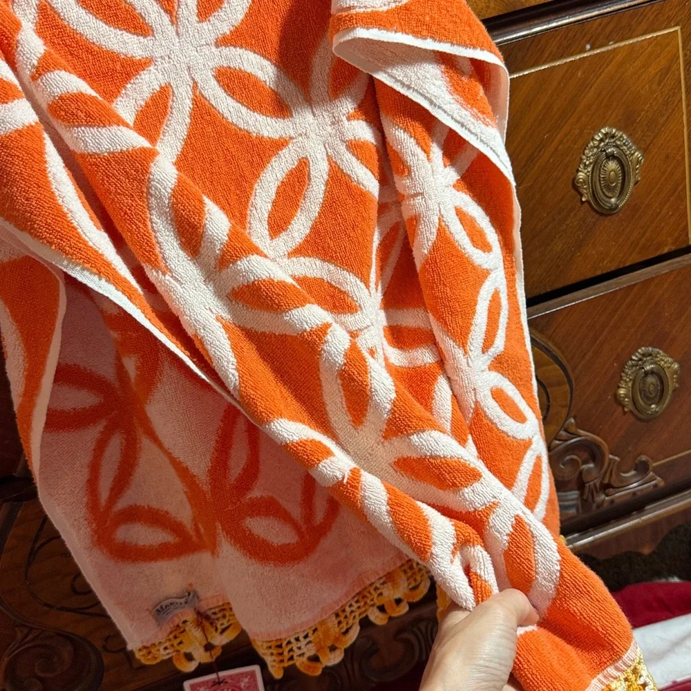 Vintage vibrant orange