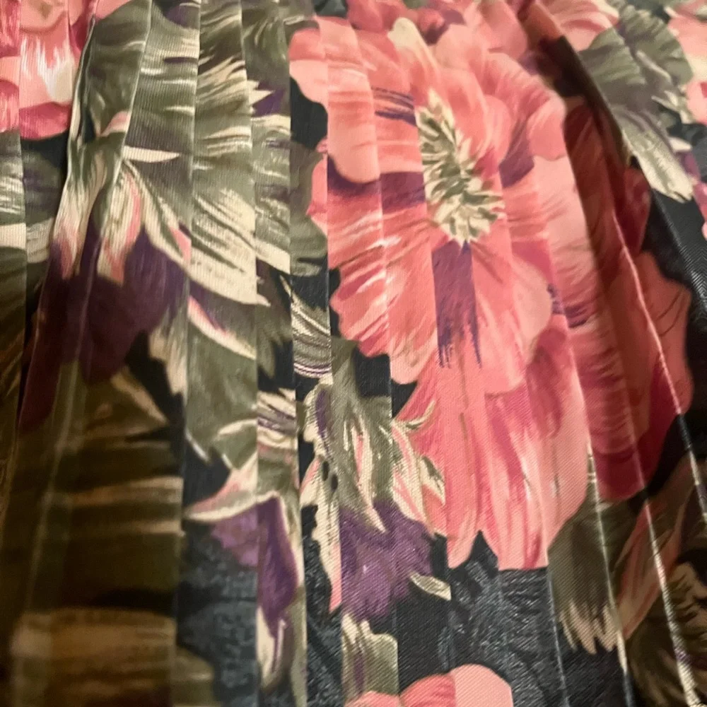 Floral Patterned / Antique Shower curtain/ Firm Price