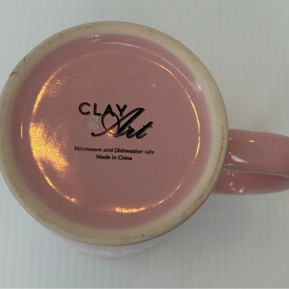 Clay Art pink cracks lover
