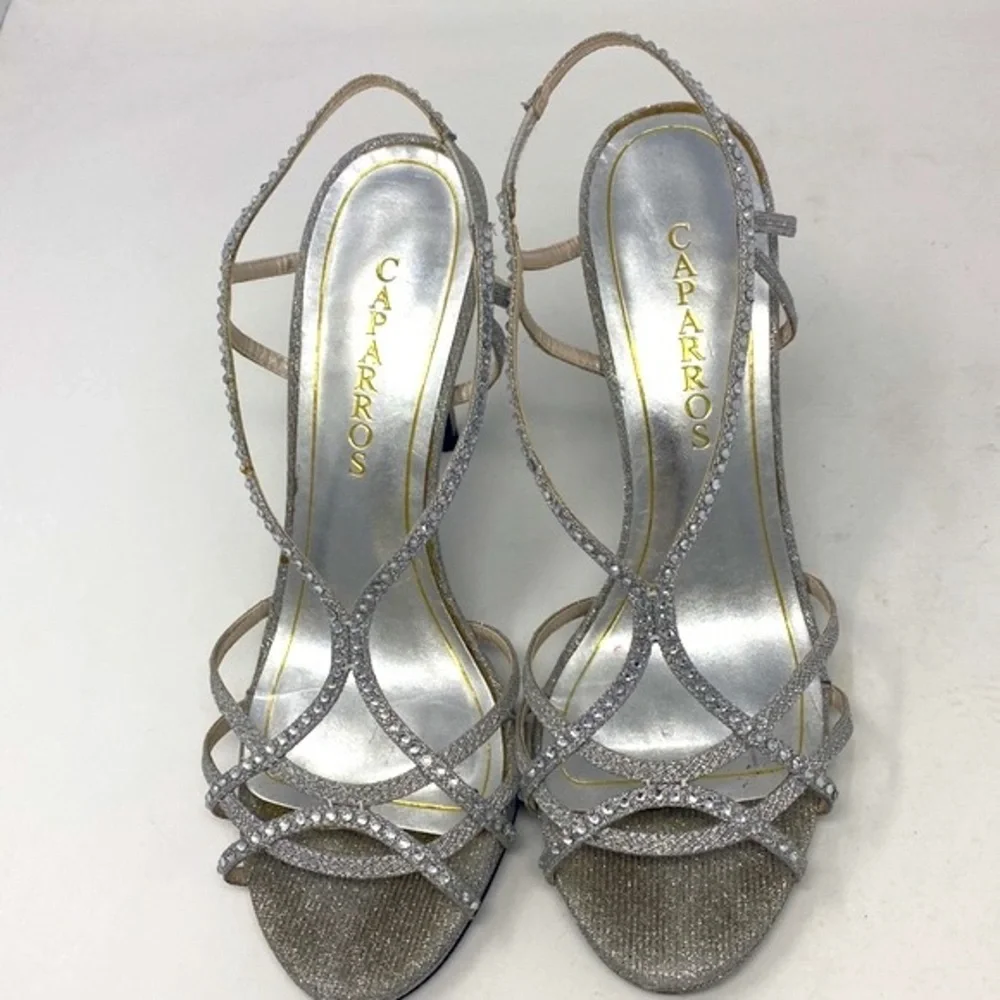 Caparros silver glitter