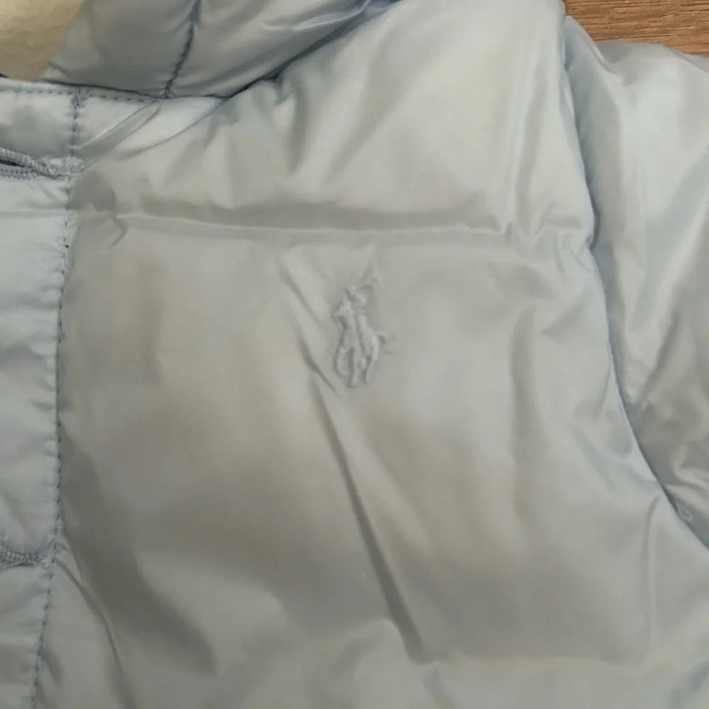 Ralph Lauren Light Blue baby down puffer