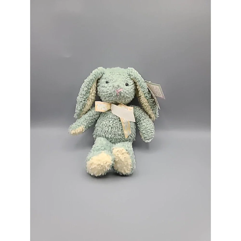 Mary Meyer Bunny Plush Easter Floppy Baby Green Gift Blush Rabbit With Tag
