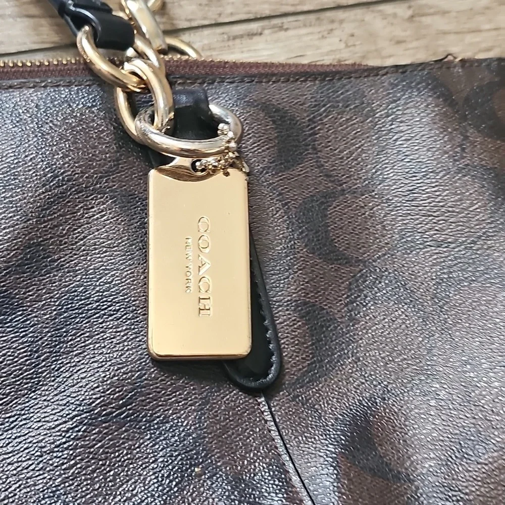 Coach canvas hardware