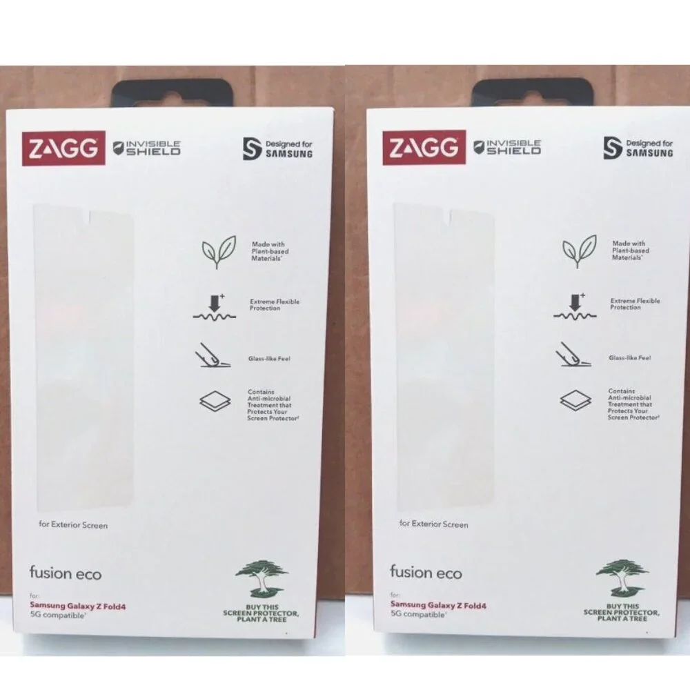 2 - ZAGG Fusion Eco Exterior Display Screen Protector for Samsung Galaxy Z Fold4
