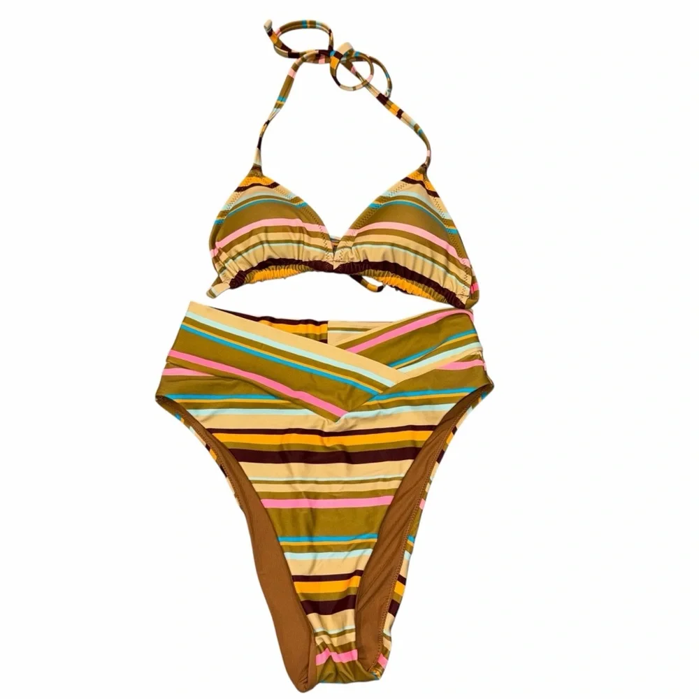 aerie brown stripe