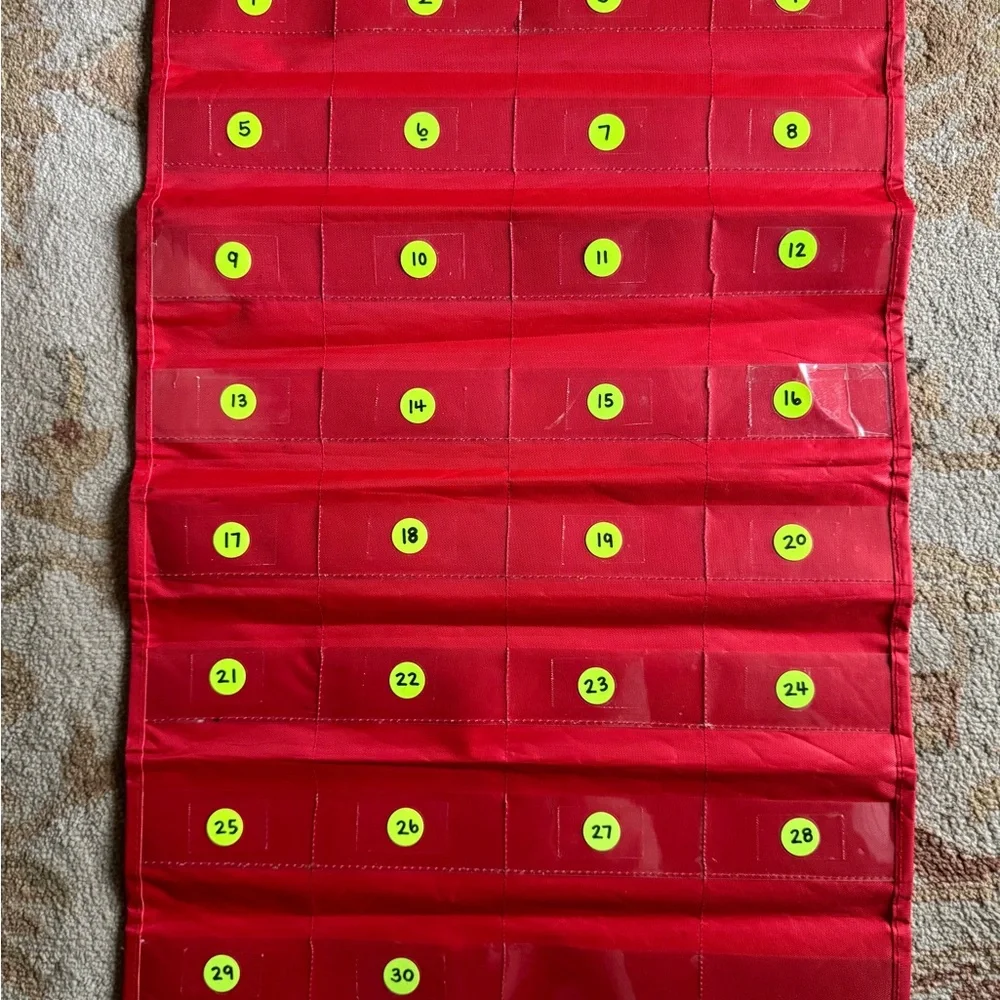 unbranded red organizer