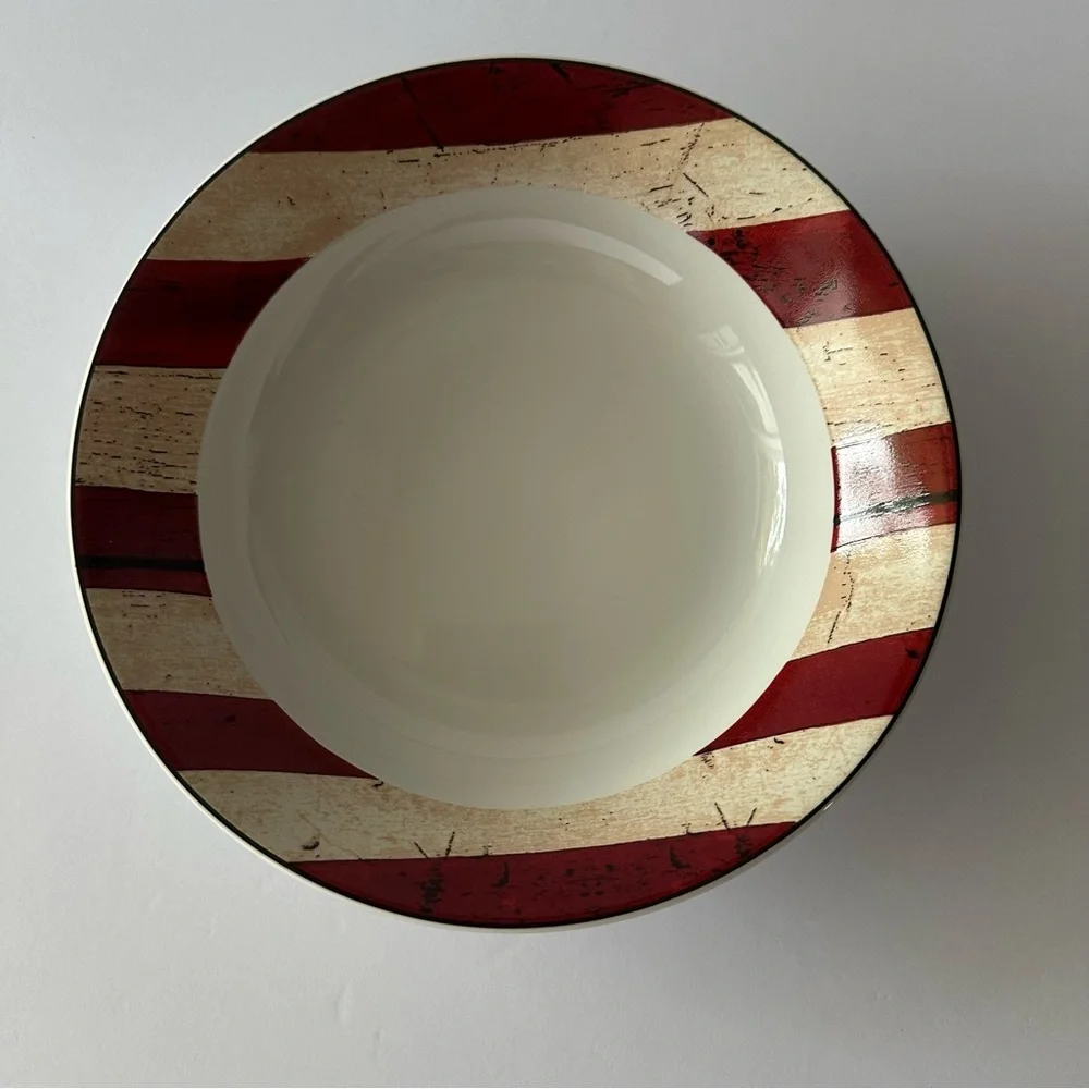Sakura Warren Kimble Colonial Soup Bowl Flag Design Replacement