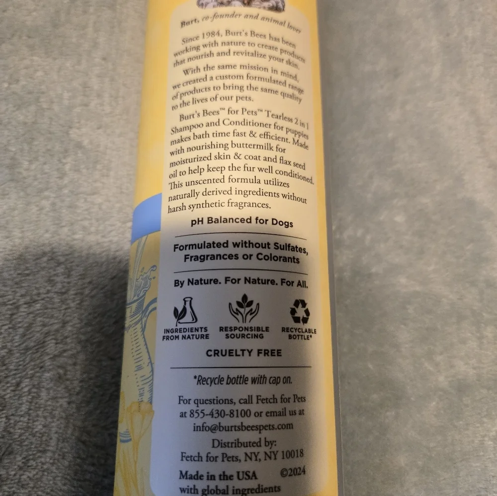 Burts Bees gentle formula