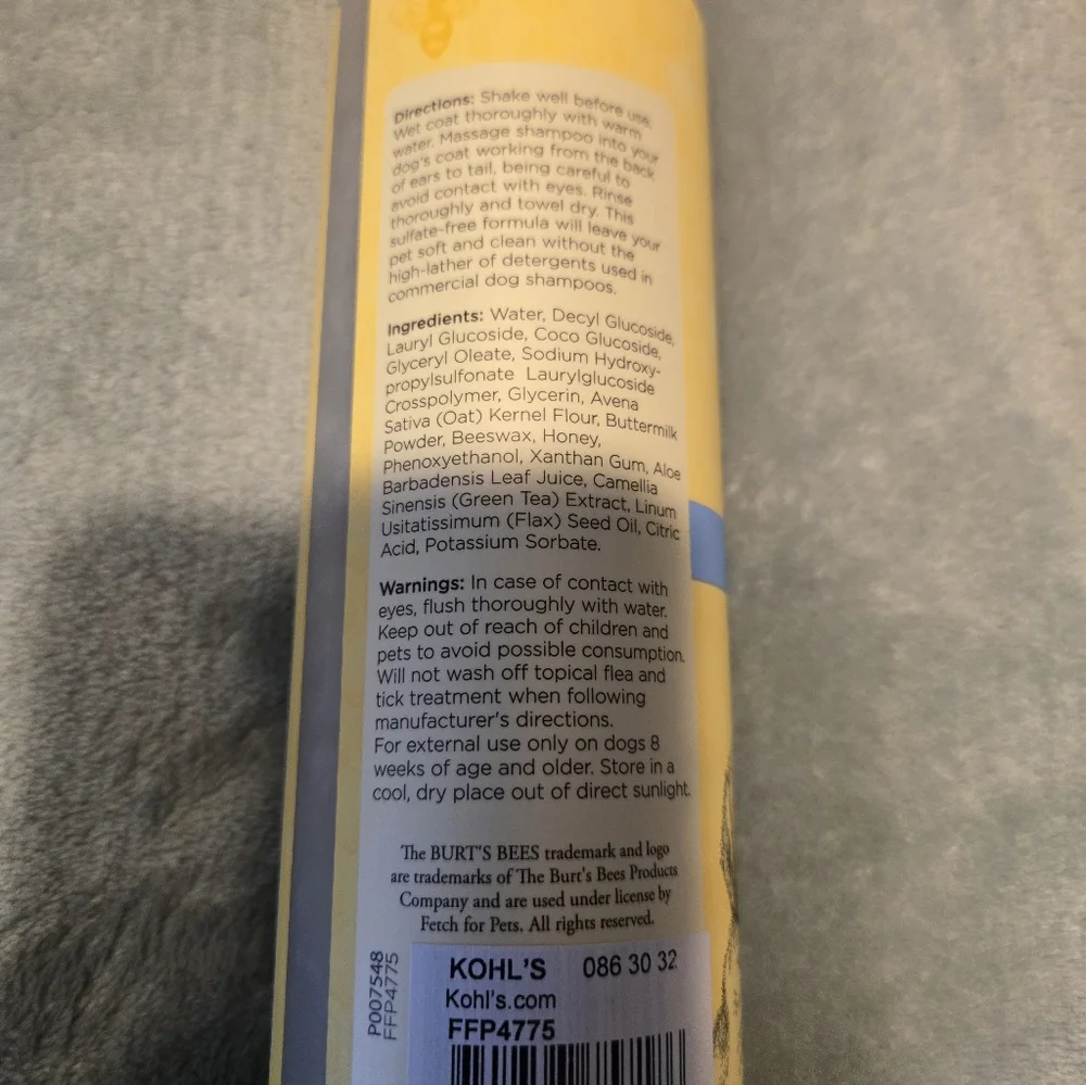 Burts Bees gentle formula