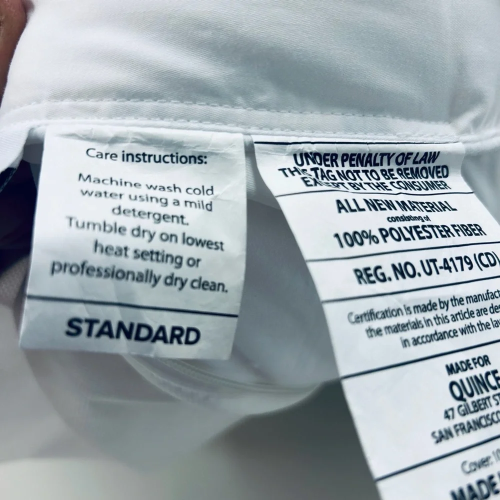 Quince includes standard