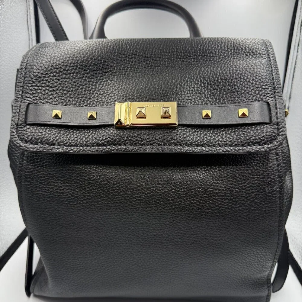 Michael Kors Addison Black Leather Backpack - NWT