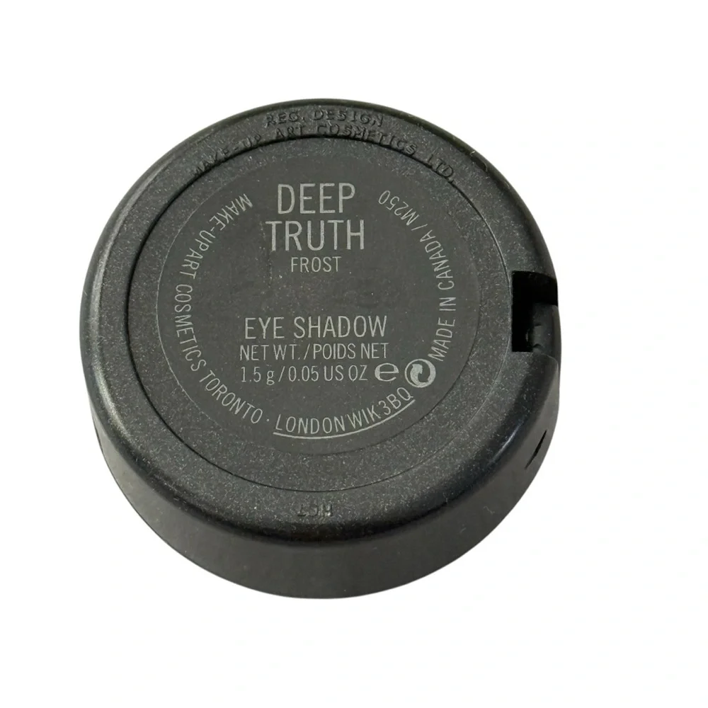 MAC Cosmetics Deep Truth Frost Blue Eyeshadow