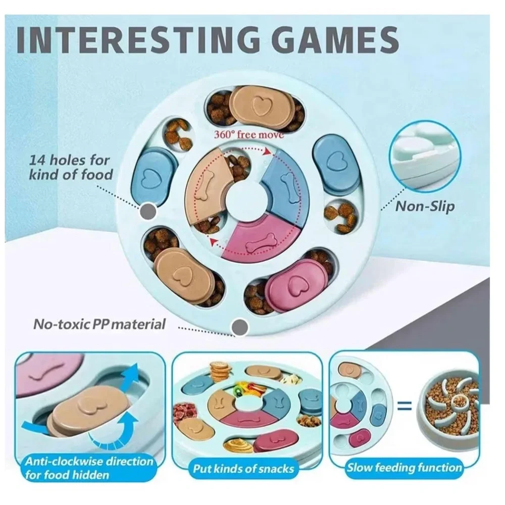 Interactive Pet Puzzle Feeder