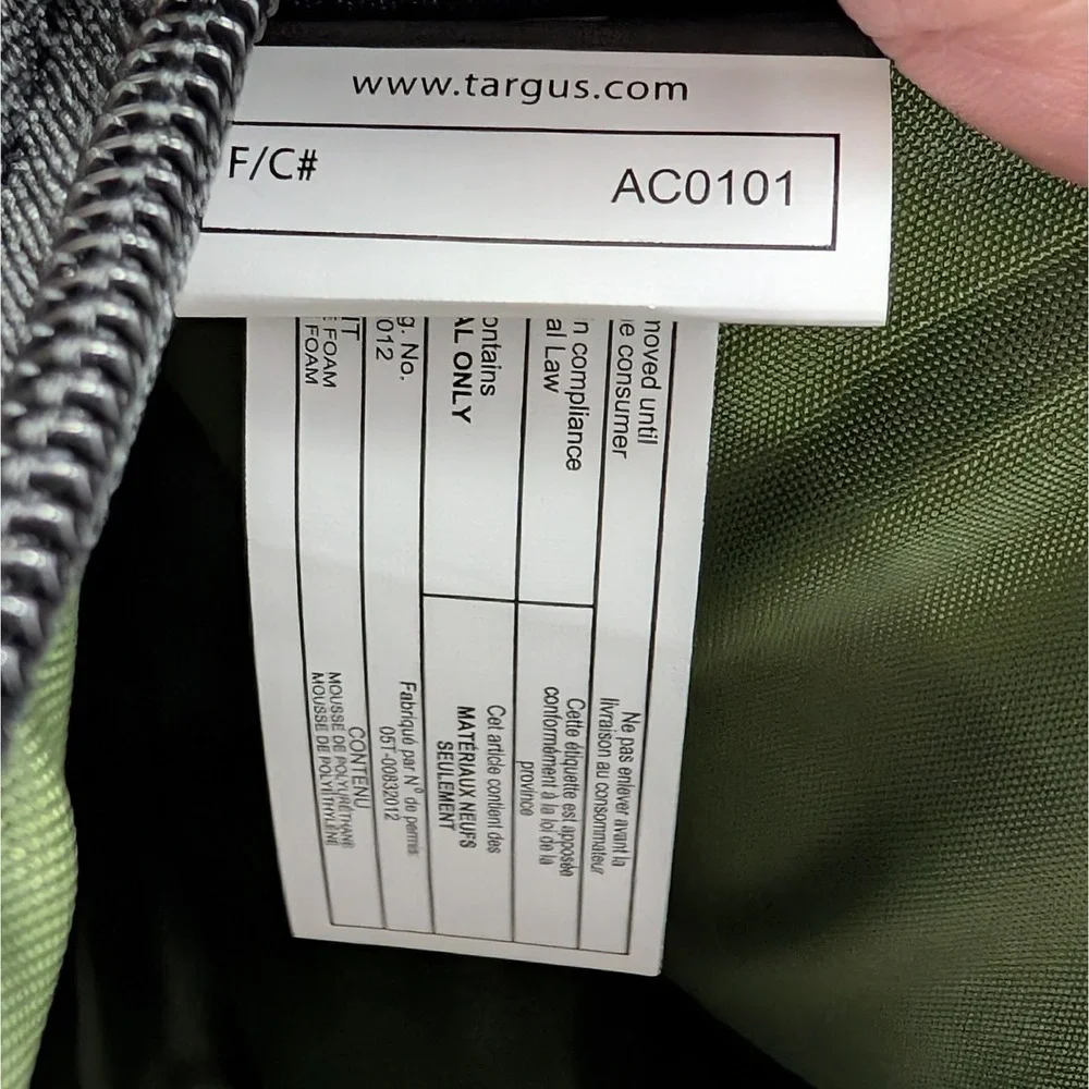 Targus black laptop