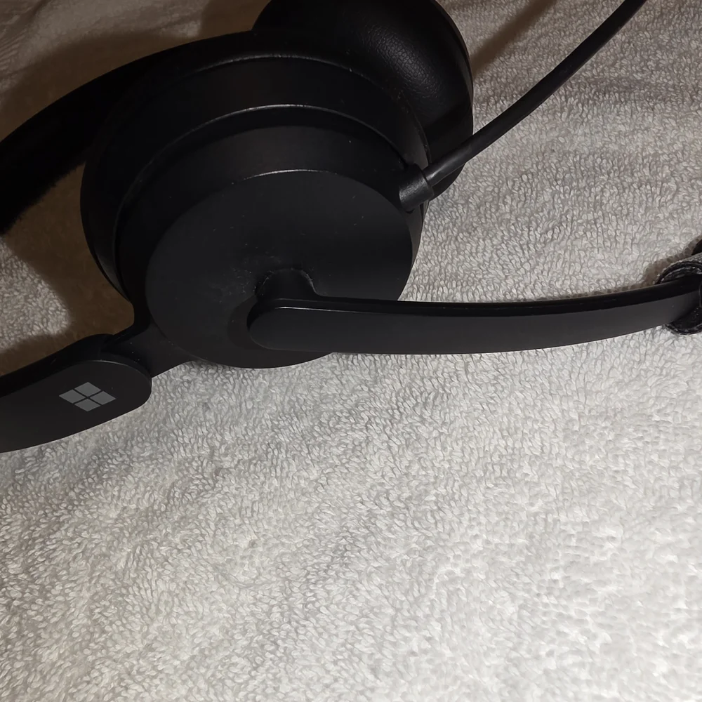 Microsoft Black Wired Headset