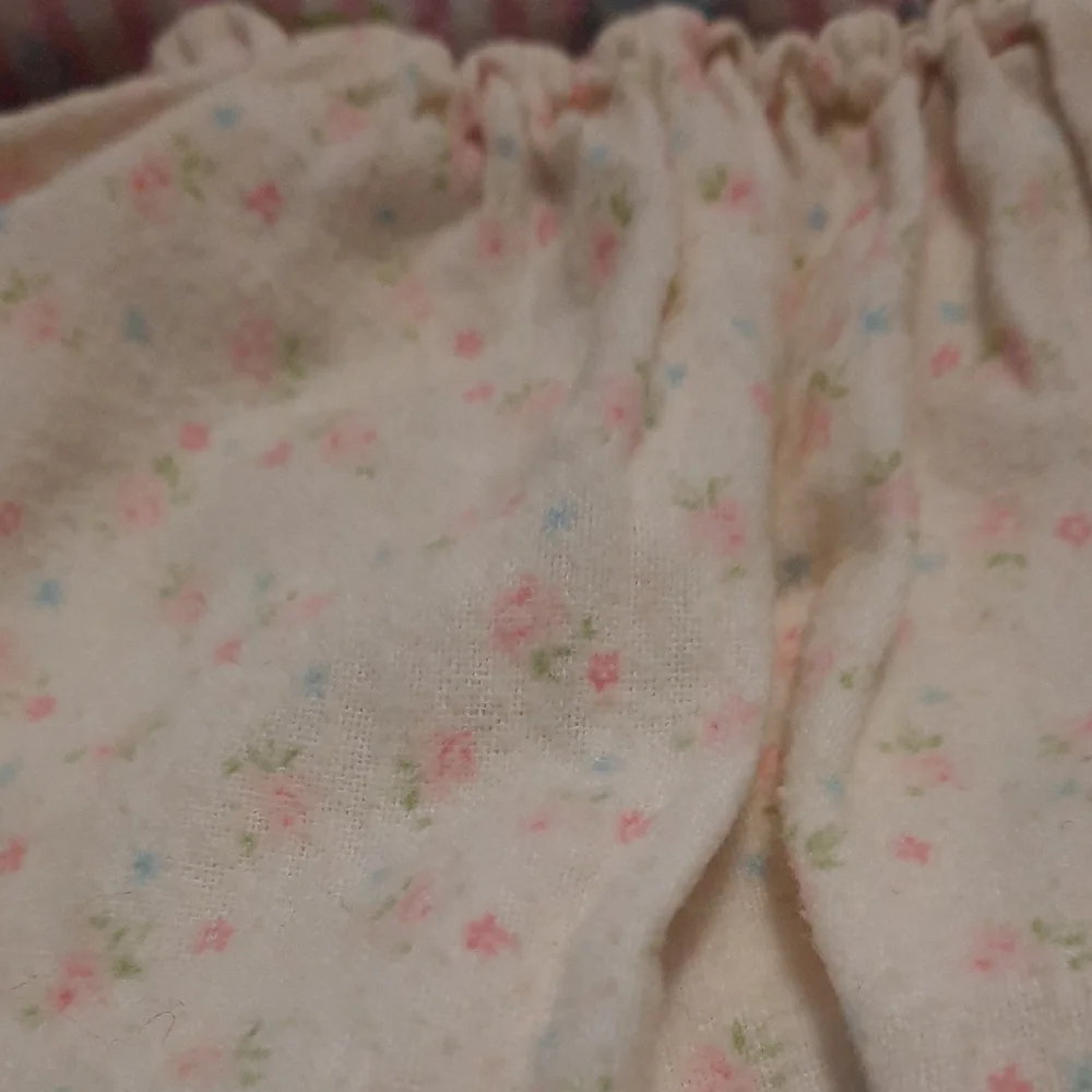 Adorable Pink and White Floral PJ Bottoms