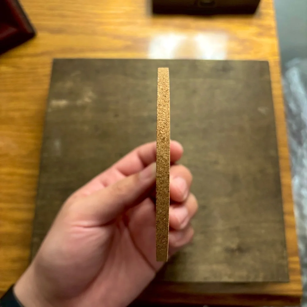 Funny Laser Engraved Cork Coaster #5