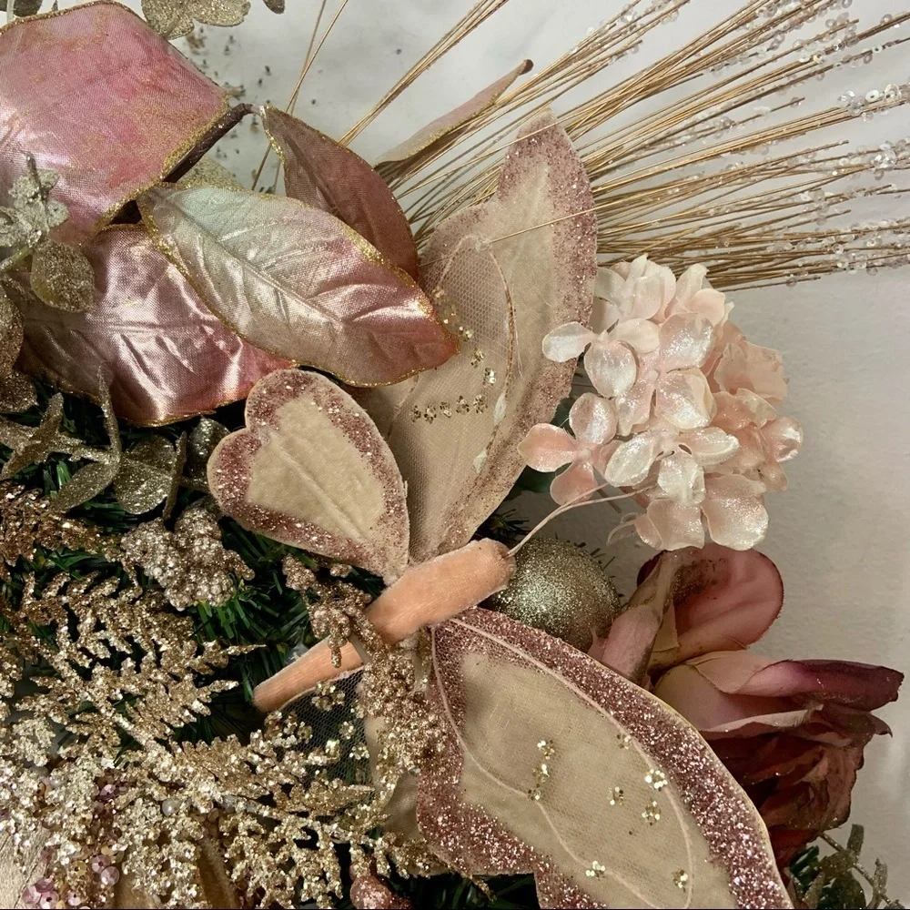 Pen’s Floral Decor rose gold