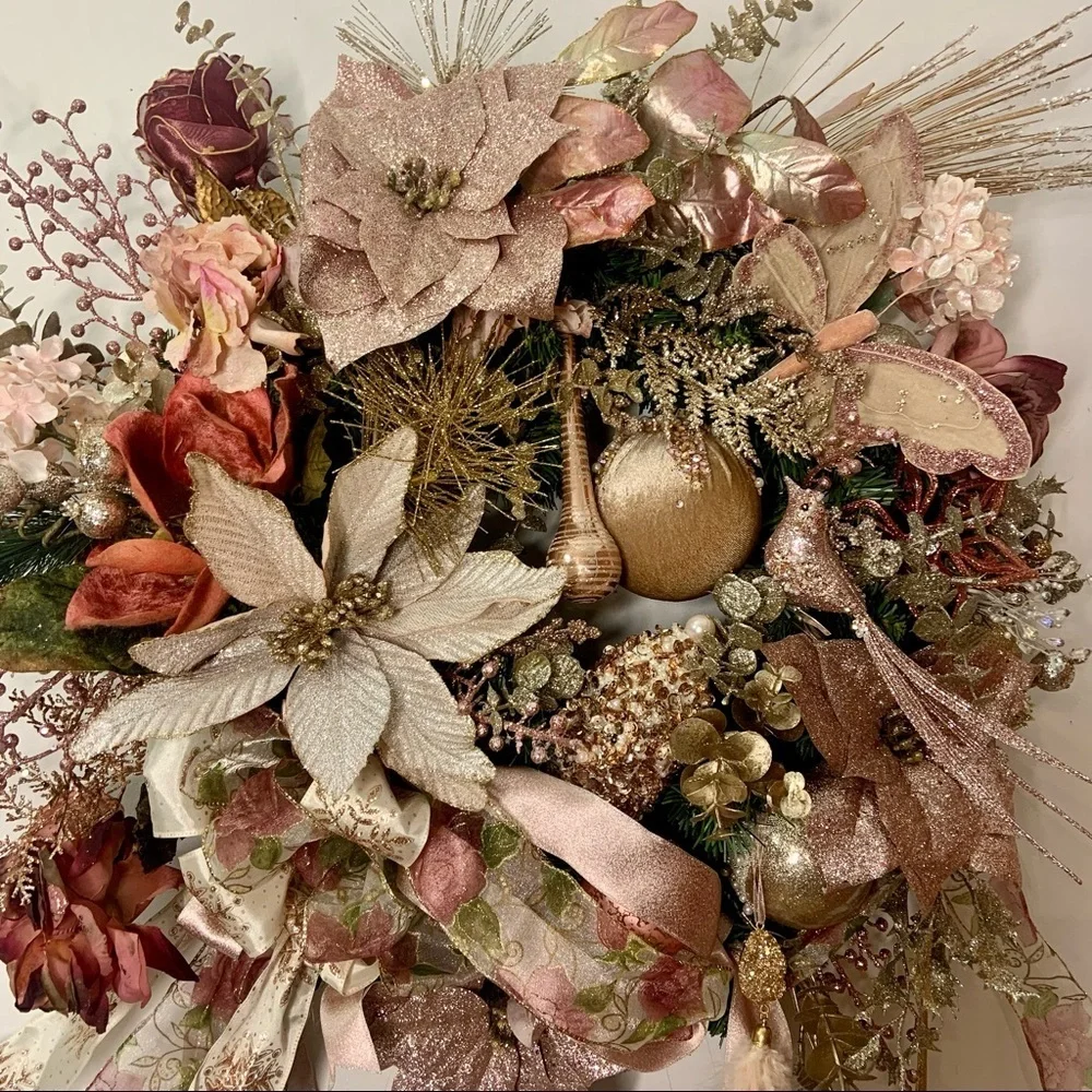 Pen’s Floral Decor rose gold