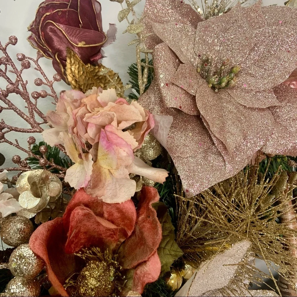 Pen’s Floral Decor rose gold